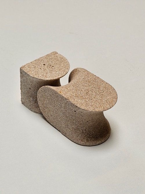 Architecture students bioengineer eggshells into housing material.