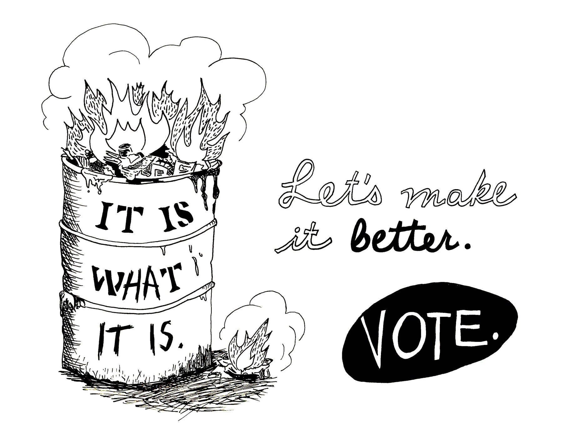 A poster by Andrea Moed.