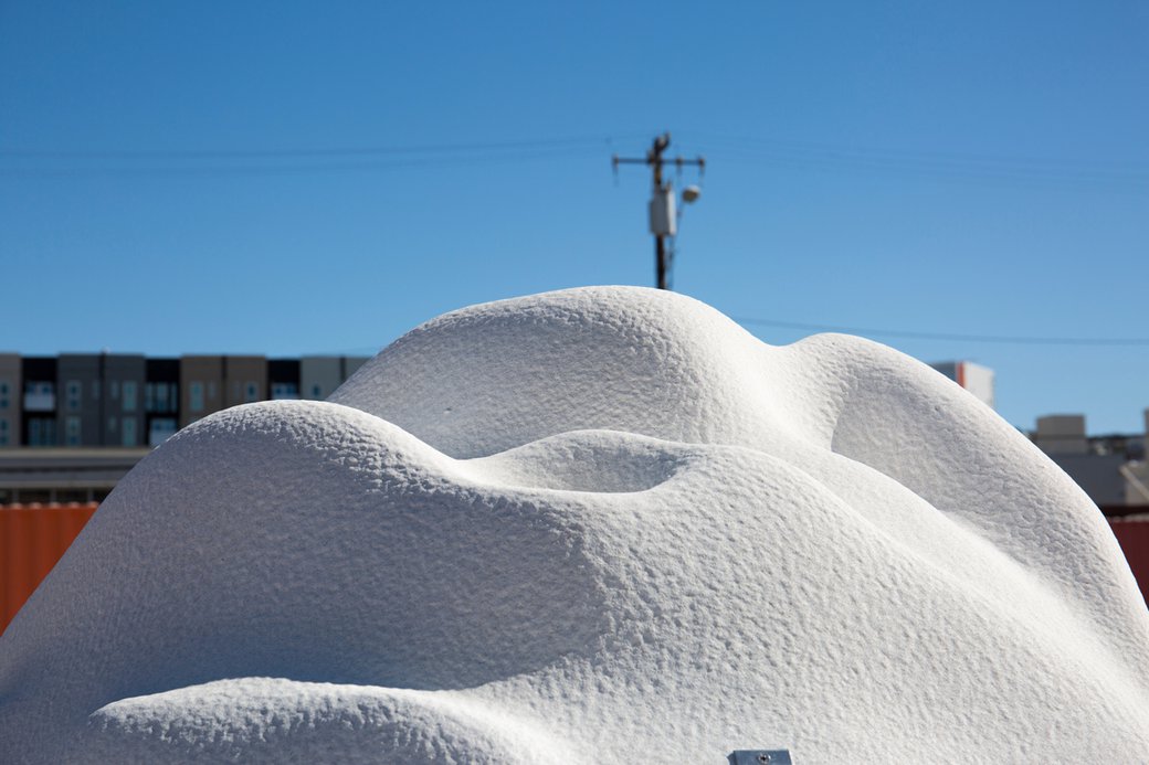 Top hull topography of Buoyant Ecologies Float Lab prototype.