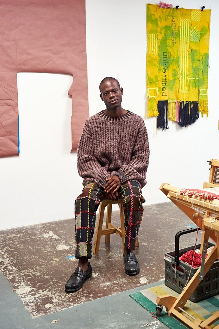 Alum and Texas-born artist Diedrick Brackens is featured in W Magazine_Media Coverage_YZ