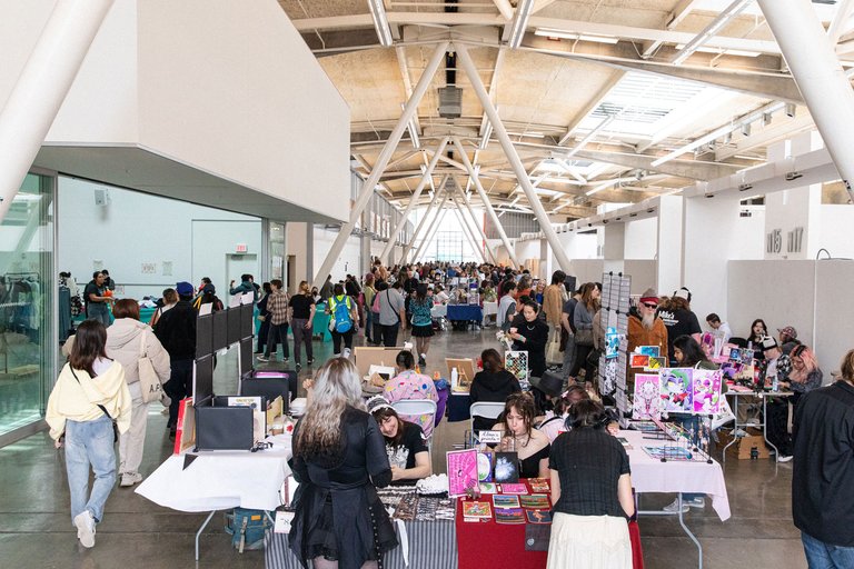 Over a hundred artists and vendors at CCA's 2024 Spring Fair.