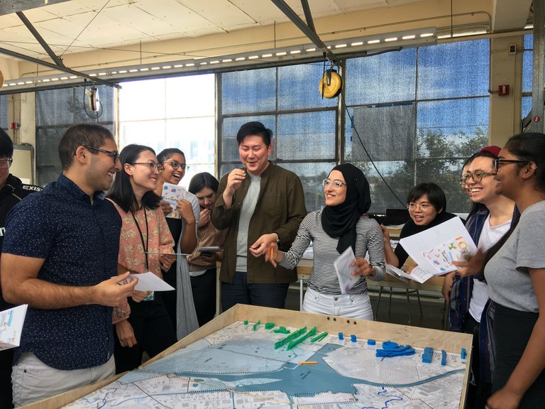 CCA architecture students working together.