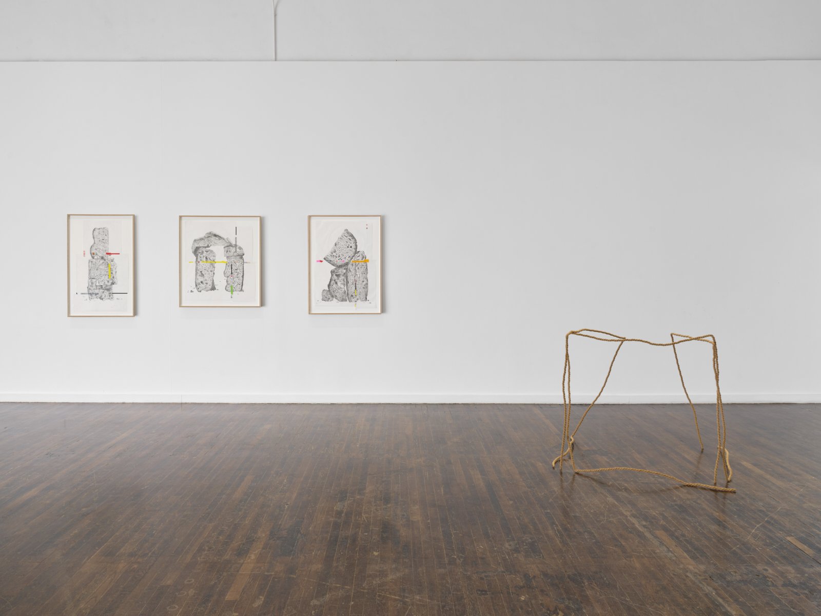 Installation view of STEADY, April 17–December 8, 2024, Ballroom Marfa.