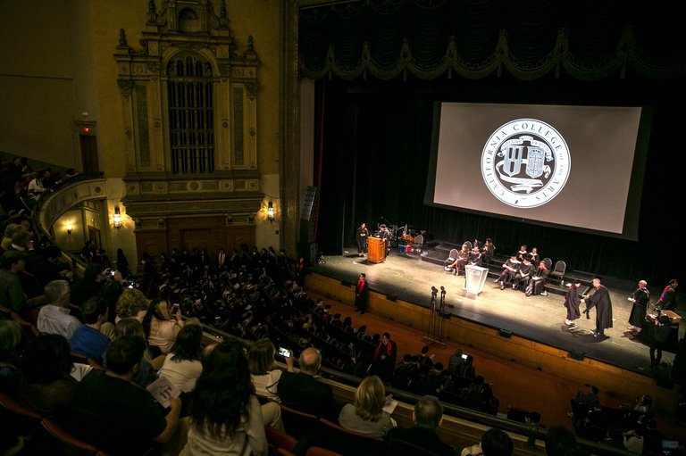 2018 Commencement Ceremony  at the Oakland Theatre.