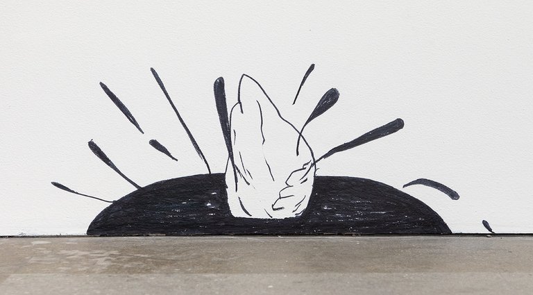 Ana Jotta's black and white artwork