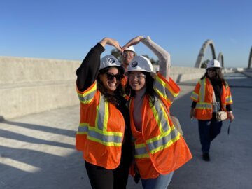 Layla Namak and Shane Chavez visits the Central Valley construction.