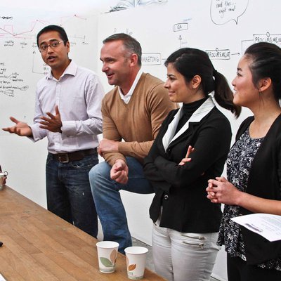 DMBA program students