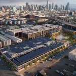 An aerial view of the Double Ground architectural rendering or illustration.