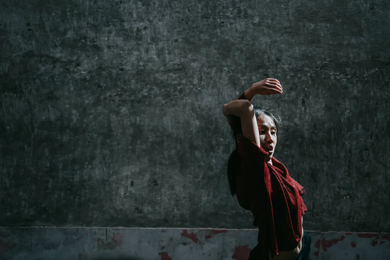 HORSE & Yujun Wang, Sound Body, Scenic Spirit, 2024; 15 minutes, single-channel digital video, photos, props, sound installation.