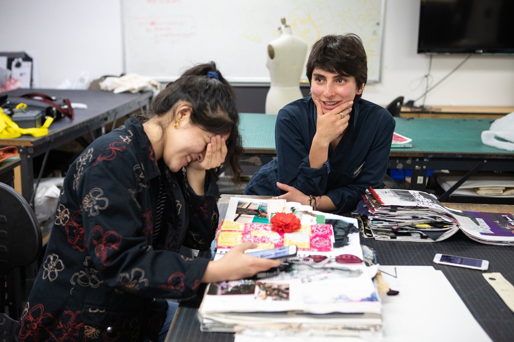 Sajida Silva and Yesenia Villaseñor take a break between final reviews to talk about how their work with Remake has shaped their design practice and their time at CCA.