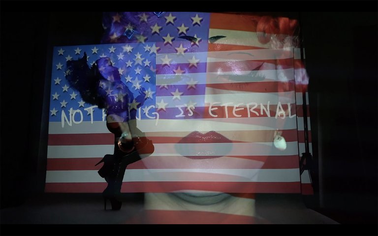 A video still from Jeffrey Gibson's 'Nothing is Eternal'