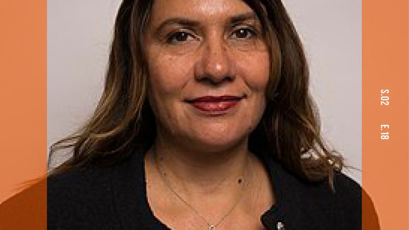 Portrait of Ranu Mukherjee.