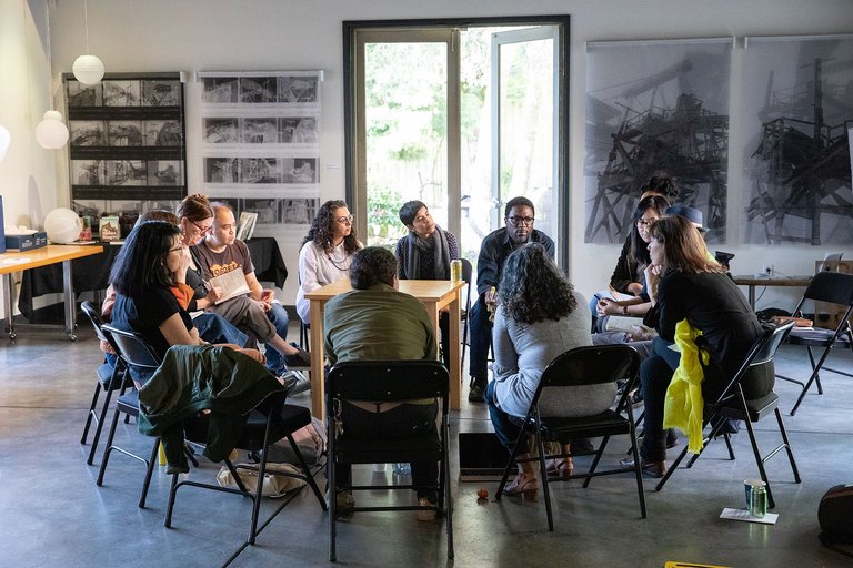 Faculty at the "Decolonial Unconference: An afternoon of conversations and workshops," February 2020.