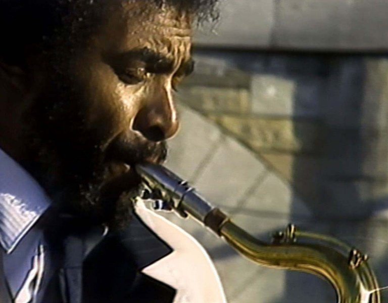 Walter Cotton, playing saxaphone, stars in Bill Gunn’s “Personal Problems,” written and executive-produced by Ishmael Reed.