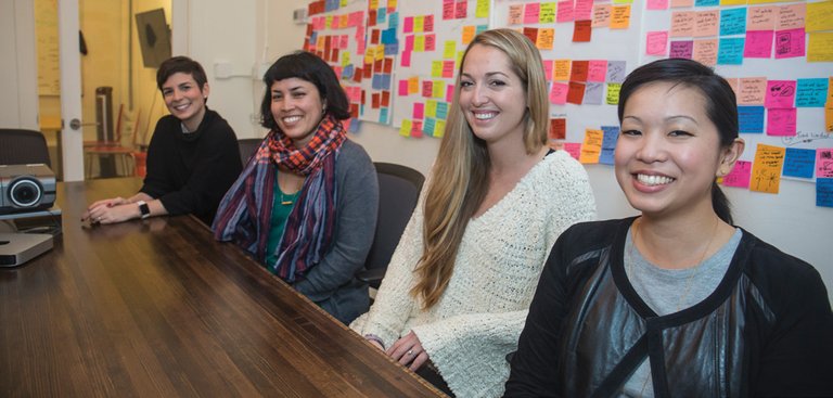 From left: Marru Carrion, Tan-ya Gerrodette, Carolyn Packer, and Miwa Ikemiya