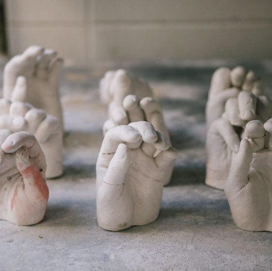 Sculpture students expand their horizons practicing mold techniques