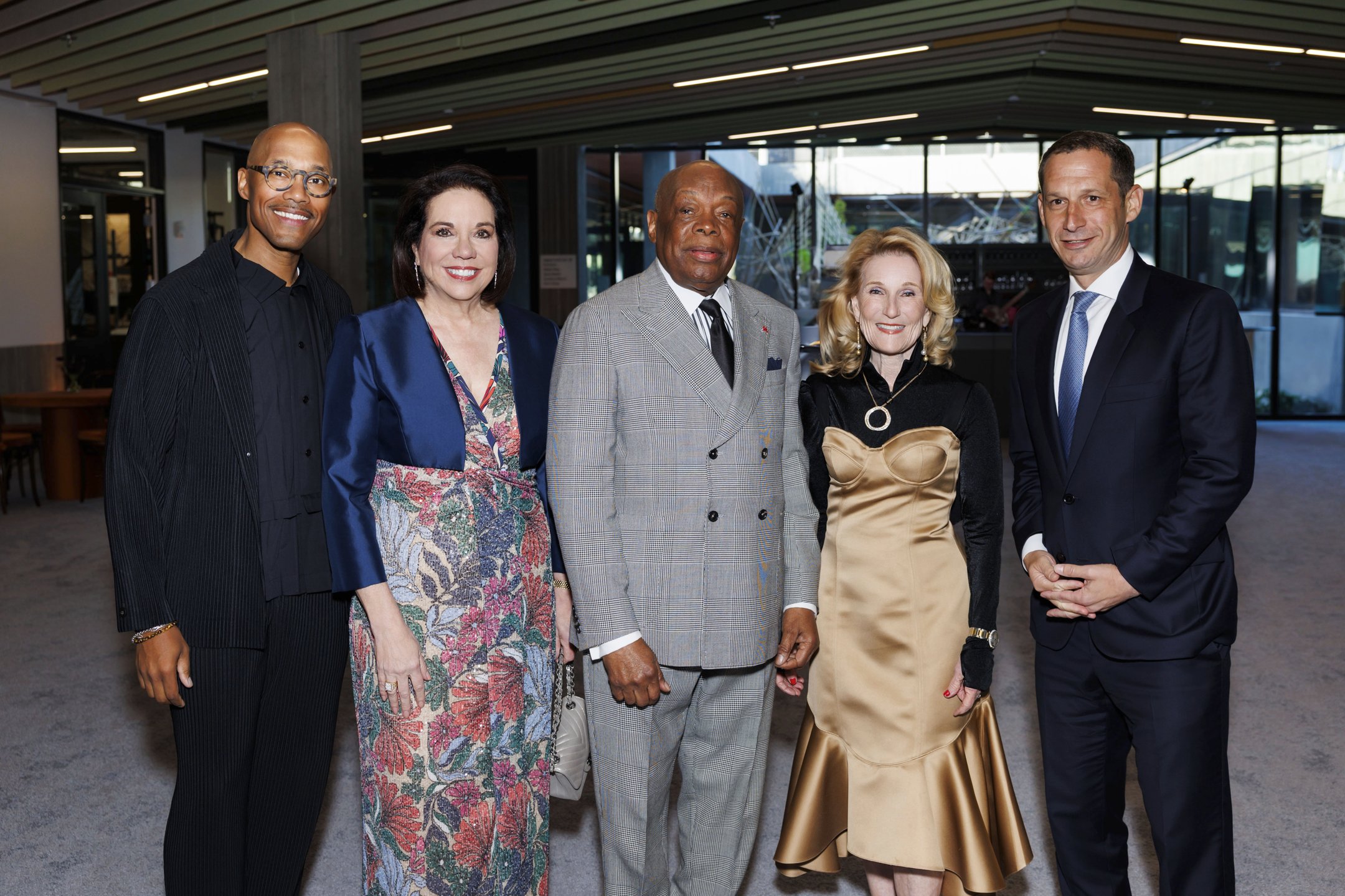 Leaders of the college and San Francisco pose for a photo at CCA's annual gala.