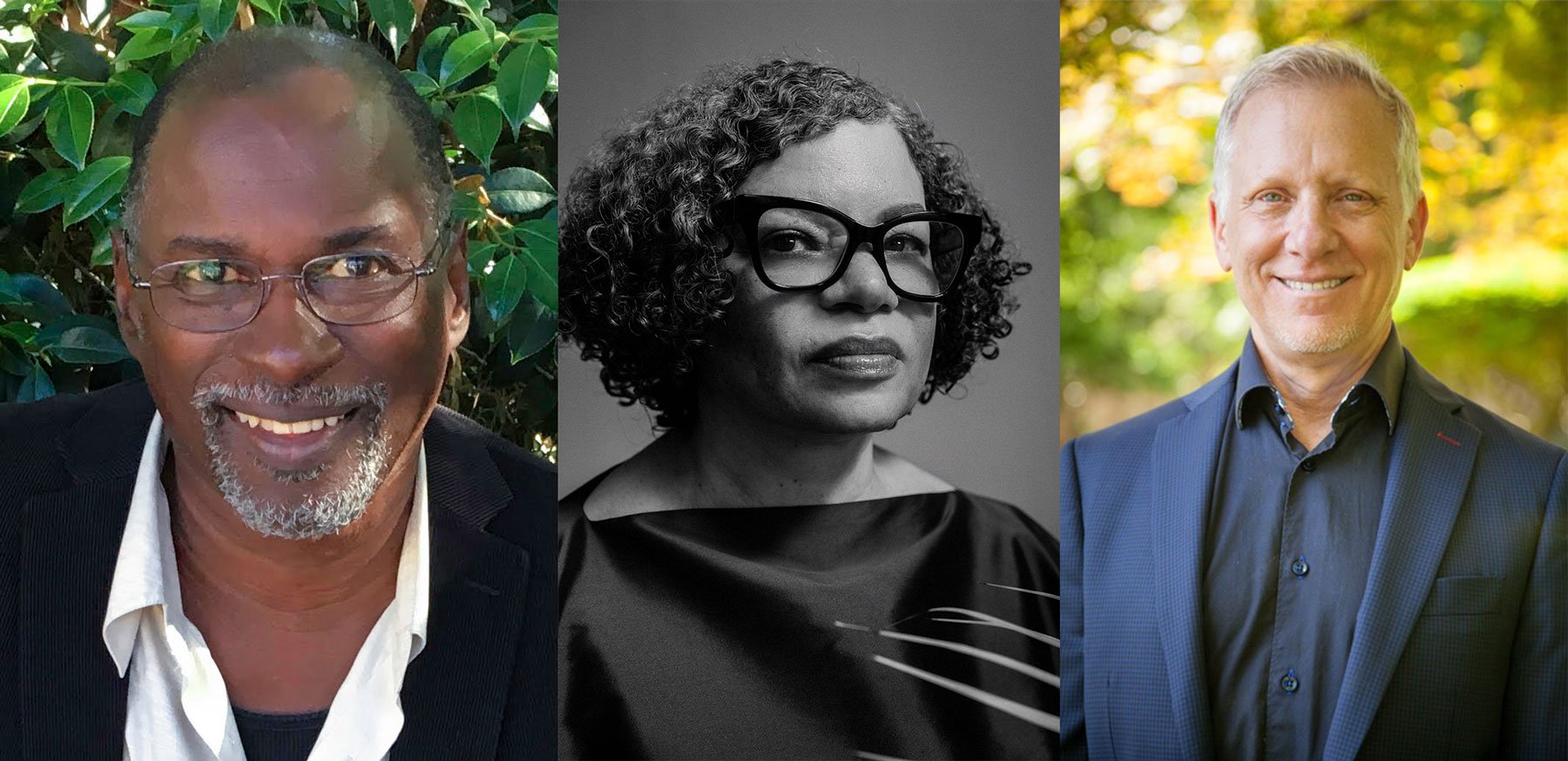 From left to right: Chris Johnson, Lava Thomas (Photo by Brandon Ruffin), and Rob Epstein (Photo by Hannah Epstein).