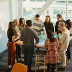 Wilson Wu leading workshop at Verily Life Sciences (formerly under GoogleX), 2023.
