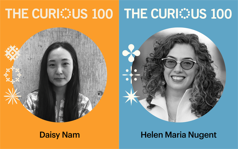 Headshot of Daisy Nam and Helen Maria Nugent