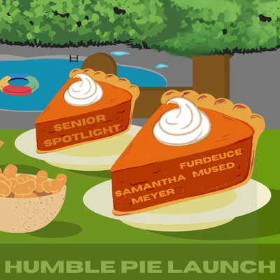 Promotional graphic for Humble Pie launch.