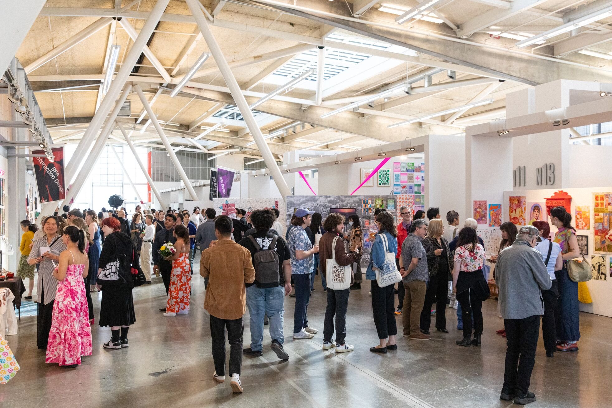 The community gathers to celebrate the culmination of work from CCA’s graduating students.