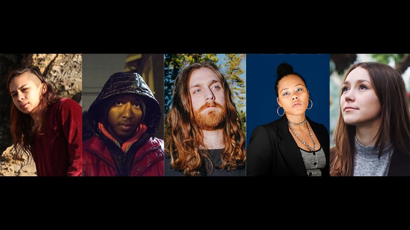 A collage of photos of CCA graduate alumni who co-founded Black X Film Festival