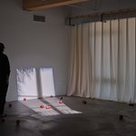 Álvaro Urbano, “Viaje a la luna,” 2025, installation view, CCA Wattis Institute for Contemporary Arts.