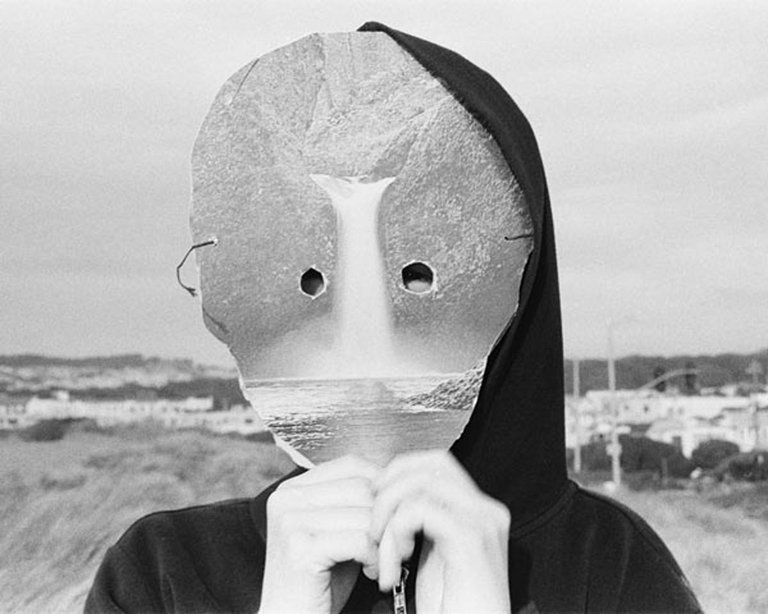 Image of Colter Jacobsen's work Waterfall Mask (2000).