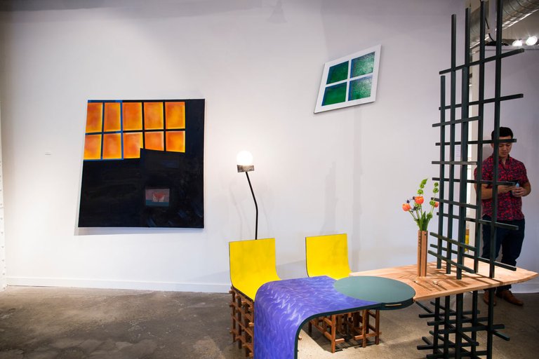 CCA's 2017 end of year exhibition; furniture installation