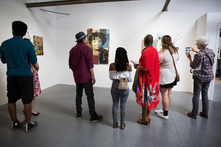 Image of MFA thesis show at Minnesota Street Project.