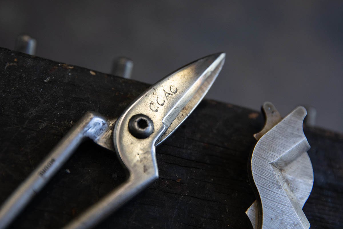 Close-up view of plyers