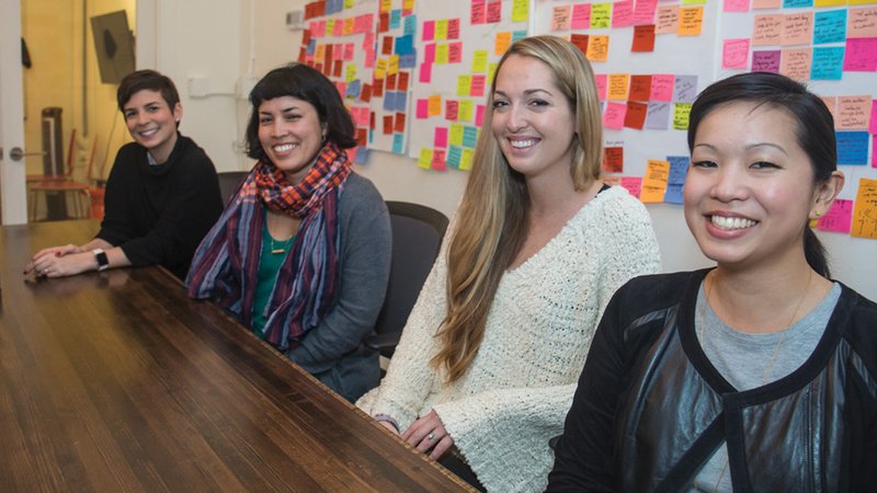 From left: Marru Carrion, Tan-ya Gerrodette, Carolyn Packer, and Miwa Ikemiya