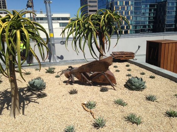 View of rooftop garden at Panoramic Residences