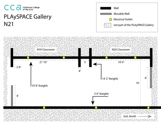 PLAySPACE Gallery Floor Plan