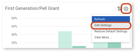 Screenshot showing worklet settings menu