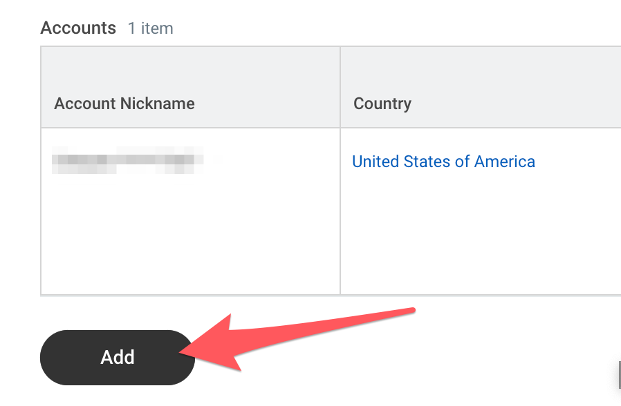 Add button