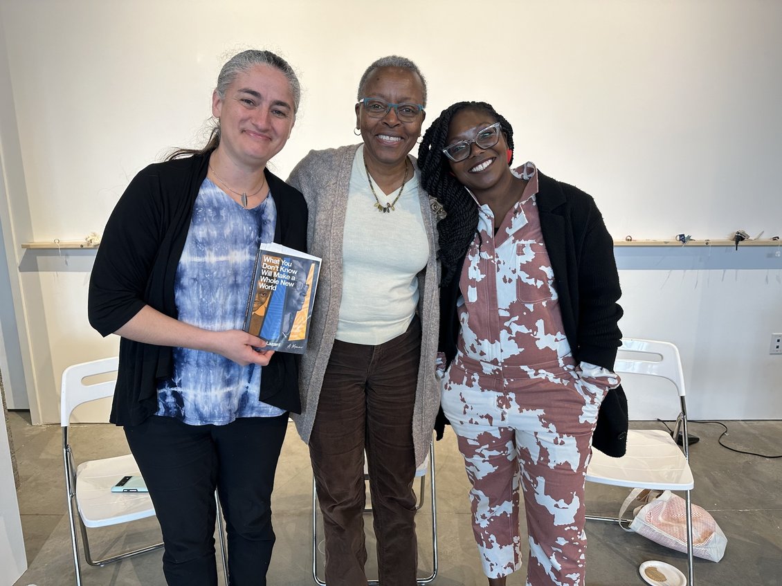 Julia Grinkrug, Dorothy Lazard, and Tricia Brand