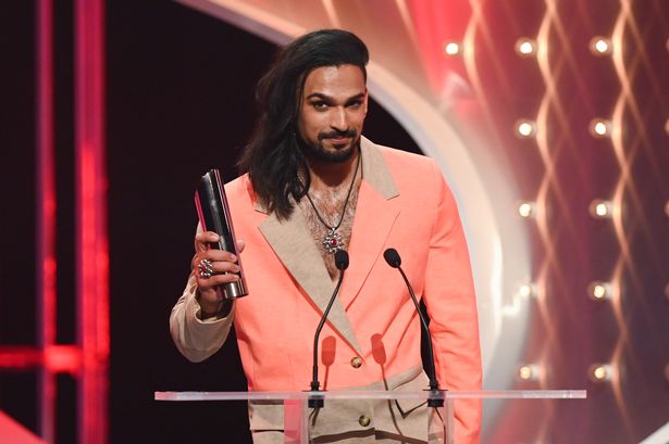 British Soap Awards viewers swoon over EastEnders 'sexiest man' Aaron Thiara as he wins Villain of the Year award