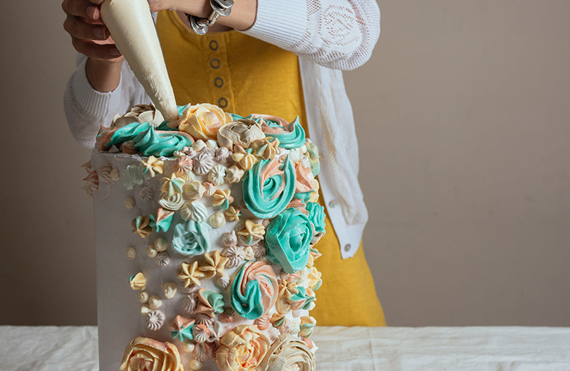 Cara Praktis Membuat Dekorasi  Kue  Bunga  Aprikot Baking World