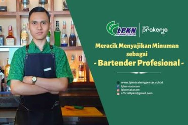 Meracik dan Menyajikan minuman sebagai seorang Bartender Profesional (Bauran)