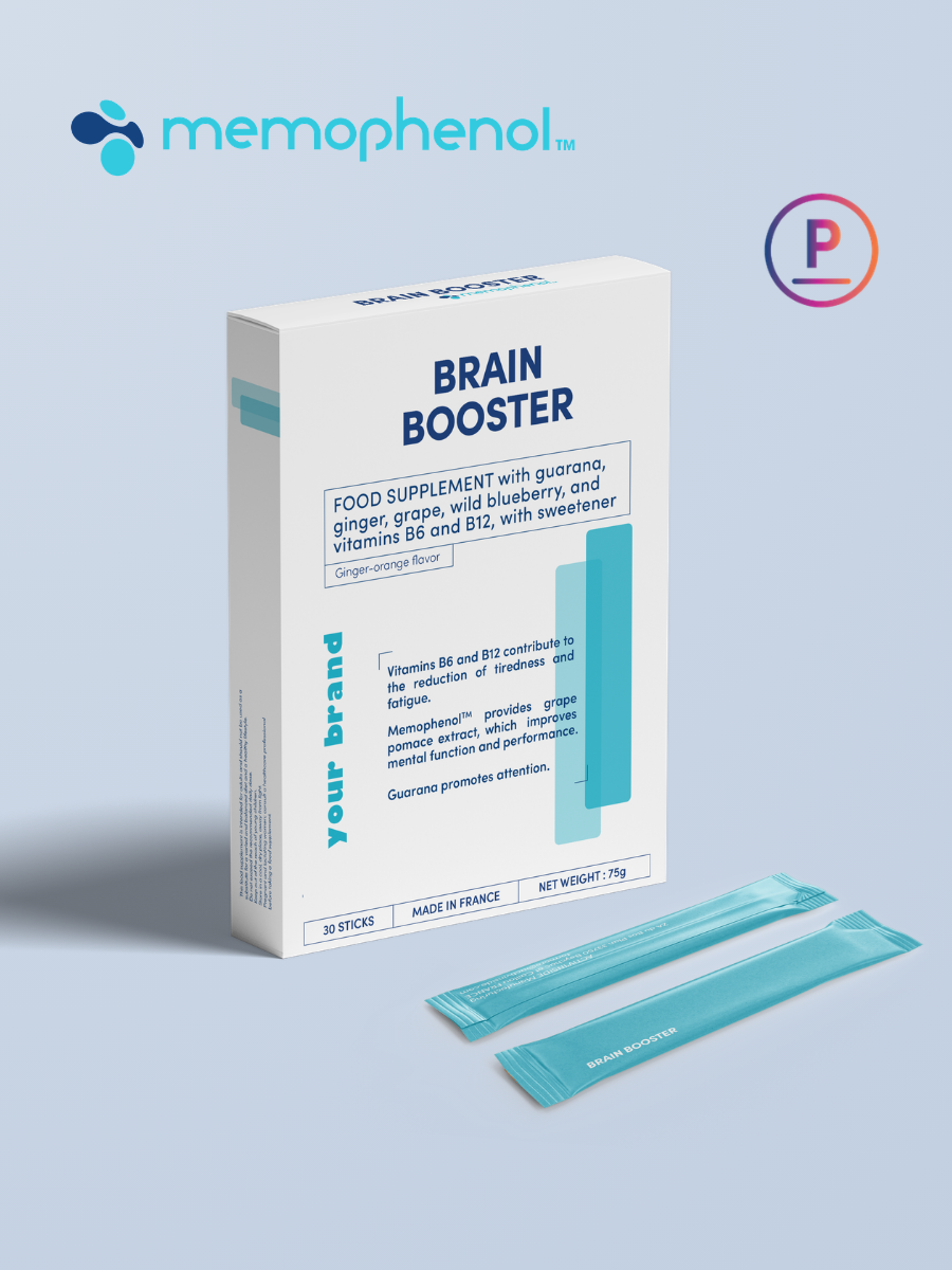 Brain booster – Sticks – Memophenol&trade; – Ginger-orange flavor