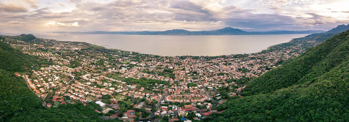 Lake chapala aerial photo