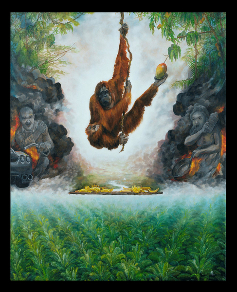 Triomphe De L Orang Outan By Sailev