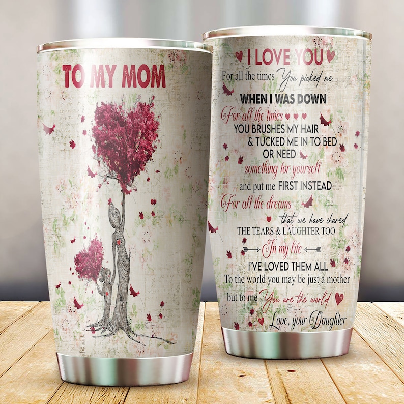 Personalized To My Mom I Love You For All Times You Picked Me Tumbler, Custom Mom Tumbler, Birthday Gift For Mom