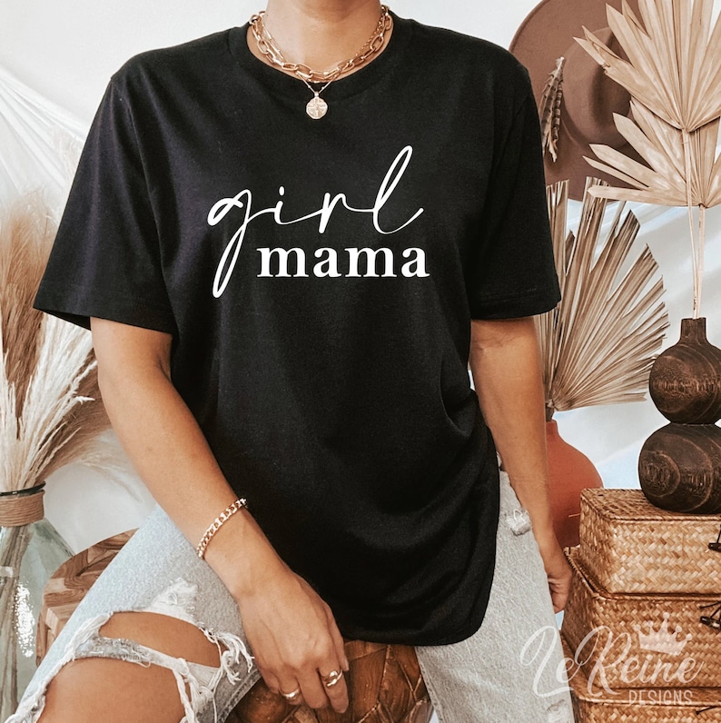 Vintage Girl Mama T-Shirt, Meaningful Mom Shirt, Stepmom Gift