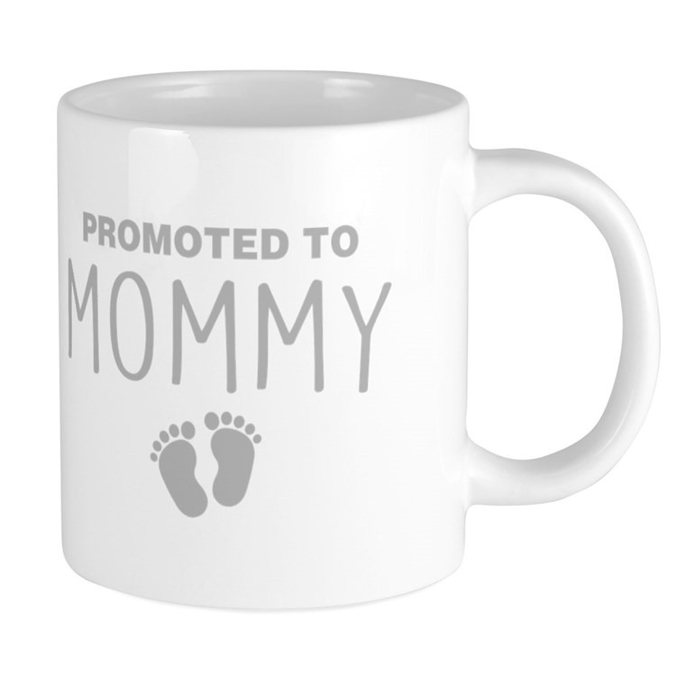 Promoted To Mommy Baby Footprint, Gifts For New Mother