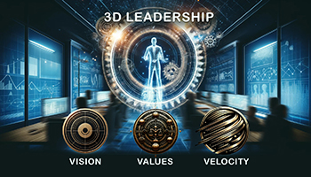 3D Leadership - Vision, Values, Velocity