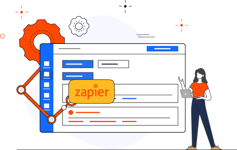 Automate workflows with Zapier integration
