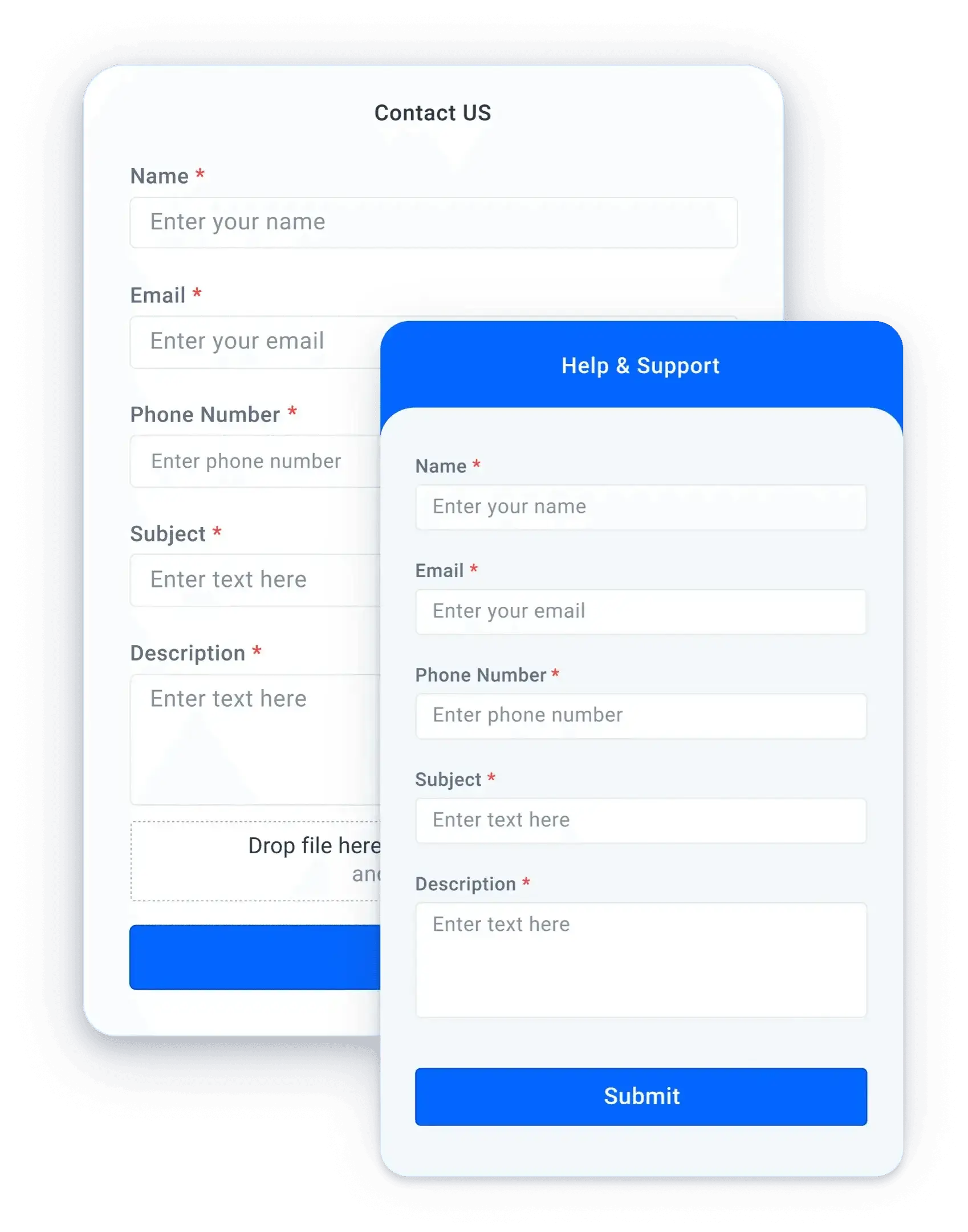 How to embeddable widgets and forms